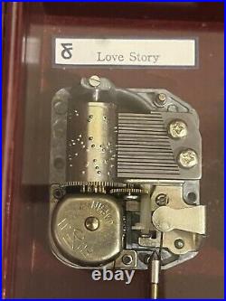 Vintage M. I. M. Lador 4 Love Songs Music Box Japan Art. No. 71222 Danube Waltz