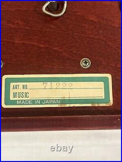 Vintage M. I. M. Lador 4 Love Songs Music Box Japan Art. No. 71222 Danube Waltz