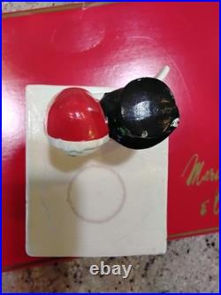 Vintage Marshall Fields Uncle Mistletoe & Aunt Holly Christmas Music Box