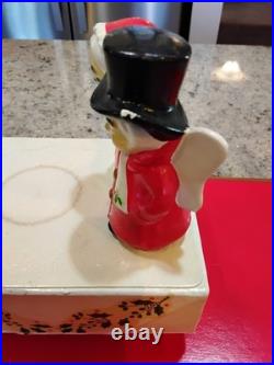 Vintage Marshall Fields Uncle Mistletoe & Aunt Holly Christmas Music Box