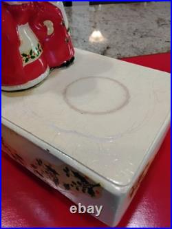 Vintage Marshall Fields Uncle Mistletoe & Aunt Holly Christmas Music Box