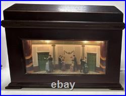 Vintage Mr. Christmas Animated Holiday Symphonium Music Box 16 Discs WORKING