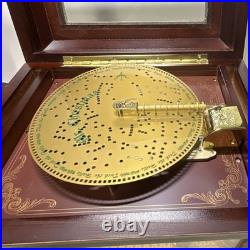 Vintage Mr. Christmas Animated Holiday Symphonium Music Box 16 Discs WORKING