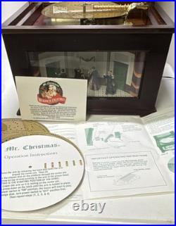 Vintage Mr. Christmas Animated Holiday Symphonium Music Box 16 Discs WORKING
