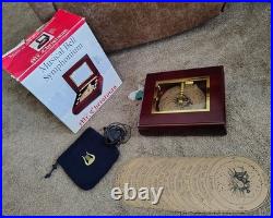 Vintage Mr Christmas Musical Symphonium 6 Bells Wood Music Box & 16 Discs Works