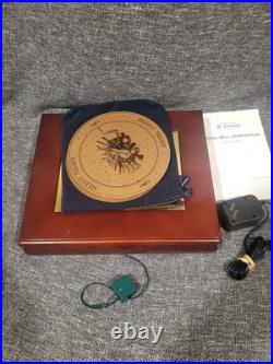 Vintage Mr Christmas Musical Symphonium 6 Bells Wood Music Box & 16 Discs Works