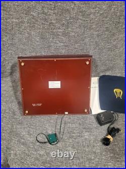 Vintage Mr Christmas Musical Symphonium 6 Bells Wood Music Box & 16 Discs Works