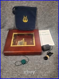Vintage Mr Christmas Musical Symphonium 6 Bells Wood Music Box & 16 Discs Works