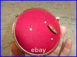 Vintage Music Box Brass Tone Metal Butterfly Musical Automaton Mechanical Wind Vintage Music Box Brass Tone Metal Butterfly Musical Automaton Mechanical Wind