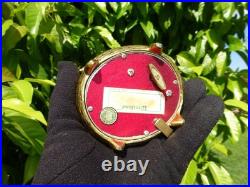 Vintage Music Box Hummingbird Musical Automaton Gold Tone Metal Case