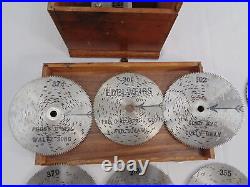 Vintage Music Box Switzerland Swiss with10 Metal Song Discs Inlay Wood Working