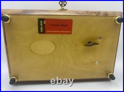Vintage Music Box with Lock Trinket Storage 8x5x3 Jewelry Box Italian B1