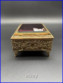 Vintage Music/Jewelry Box with Moving Butterfly San Francisco Music Box WORKS