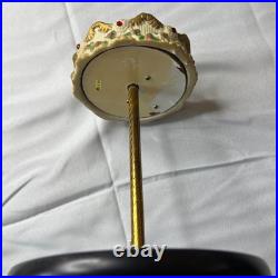 Vintage Musical Carousel Cigarette Holder Rotating Tray Small World Works