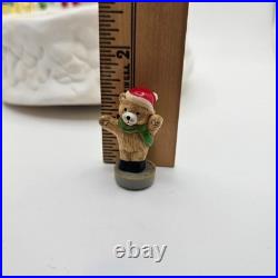 Vintage Musical Ice Skating Bear on Pond Original Box-Works