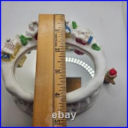 Vintage Musical Ice Skating Bear on Pond Original Box-Works