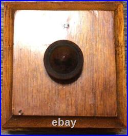 Vintage Old Rare Wooden Mid-Century Carousel Musical Cigarette Joint Dispenser
