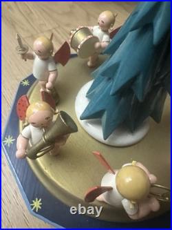 Vintage Original Music Box Angel Parade. Good condition. Card & original box