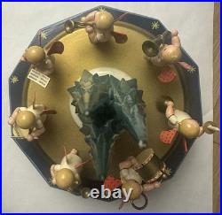 Vintage Original Music Box Angel Parade. Good condition. Card & original box