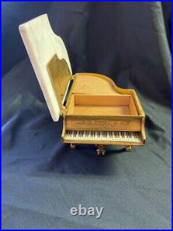 Vintage Ornate Thorens Brass marble grand piano