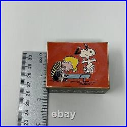 Vintage Peanuts Anri Music Box Charlie Brown Snoopy Italy 1971 Tested