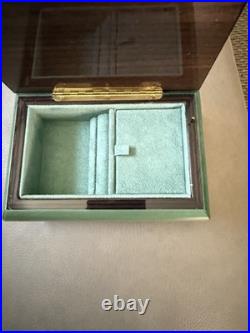 Vintage Porter Music Box Italian Glass Wind Beneath My Wings Mandolin