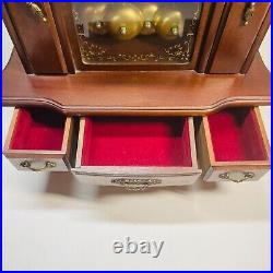 Vintage RARE Large GORHAM Sankyo Music Jewelry Box with Striking Bells