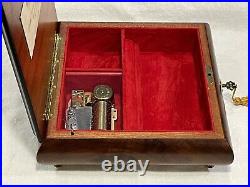 Vintage REUGE 36 Christmas Music & Jewelry Box Silent Night Ltd Ed, See Video