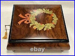 Vintage REUGE 36 Christmas Music & Jewelry Box Silent Night Ltd Ed, See Video