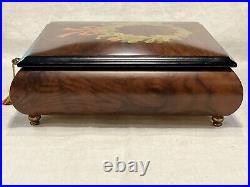 Vintage REUGE 36 Christmas Music & Jewelry Box Silent Night Ltd Ed, See Video