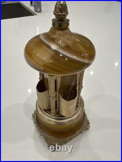 Vintage REUGE LIPSTICK CIGARETTE Makeup CAROUSEL DISPENSER MUSIC BOX ITALY 10.5 Vintage REUGE LIPSTICK CIGARETTE Makeup CAROUSEL DISPENSER MUSIC BOX ITALY 10.5
