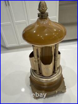 Vintage REUGE LIPSTICK CIGARETTE Makeup CAROUSEL DISPENSER MUSIC BOX ITALY 10.5 Vintage REUGE LIPSTICK CIGARETTE Makeup CAROUSEL DISPENSER MUSIC BOX ITALY 10.5