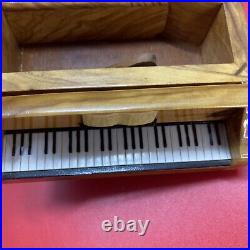 Vintage REUGE MUSIC BOX CH 2/36 Music Box & Baby Grand Box Both Parts As Is