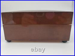 Vintage REUGE Music Box Art DECO Dancing Couples Cigarette Humidor Jewelry c1950