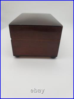 Vintage REUGE Music Box Art DECO Dancing Couples Cigarette Humidor Jewelry c1950