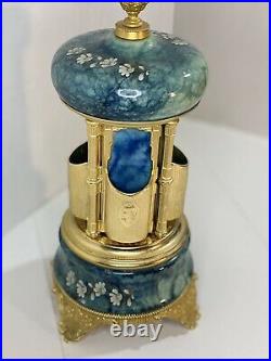Vintage REUGE Music Box and Cigarette Lipstick Holder Carousel Made in Italy