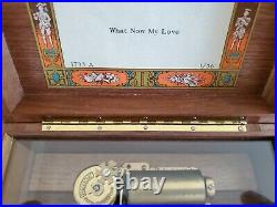 Vintage REUGE SAINTE-CROIX MUSIC BOX 1733 A What Now My Love Switzerland 1/36