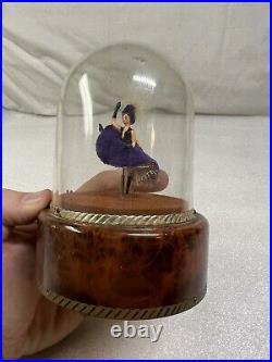 Vintage REUGE Swiss Movement Animated French CanCan Dancer Figure Music Box