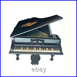 Vintage REUGE Swiss Romance Baby Grand Piano Music Box 18 Note Movement RARE