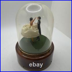 Vintage REUGE Waltzing Couple Made in Switzerland Automation Music Box WORKS
