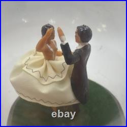 Vintage REUGE Waltzing Couple Made in Switzerland Automation Music Box WORKS