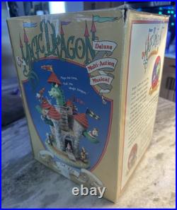 Vintage Rare Enesco Puff The Magic Dragon Multi-Action Music Box 1991 572772