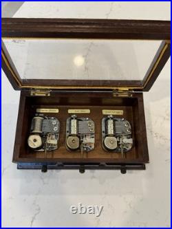 Vintage Rare Linden Three Song Music Box Made In Japan Vintage Rare Linden Three Song Music Box Made In Japan
