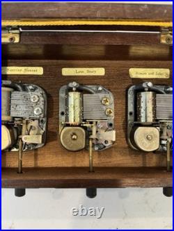 Vintage Rare Linden Three Song Music Box Made In Japan Vintage Rare Linden Three Song Music Box Made In Japan