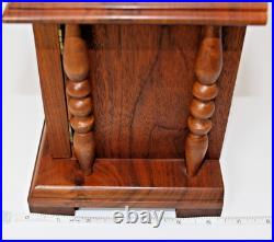 Vintage Rare THORENS AD30 Swiss Music Box, 9 Disc, 2 Stained Glass Doors, Works