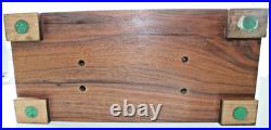 Vintage Rare THORENS AD30 Swiss Music Box, 9 Disc, 2 Stained Glass Doors, Works