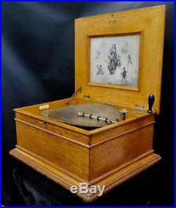 Vintage Regina Oak Music Box