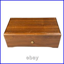 Vintage Reuge 50-Note Music Box, Mozart/Bach, Working, Damaged Box Vintage Reuge 50-Note Music Box, Mozart/Bach, Working, Damaged Box