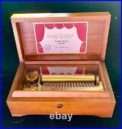 Vintage Reuge 72 Note Music Box. Wolfgang Amadeus Mozart Turkish March. SEE VIDEO