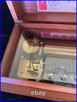 Vintage Reuge 72 Note Music Box. Wolfgang Amadeus Mozart Turkish March. SEE VIDEO